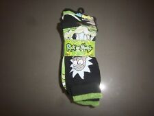 6 PAIR ADULT RICK AND MORTY SOCKS - NWT picture