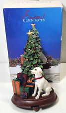 Seasonal Elements Christmas Tree Statue With Dog & Presents Home Decor  picture