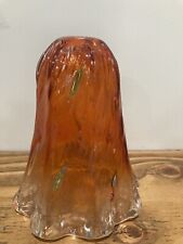 Easy Lite Orange Donatella 1 Light Pendant, Glass Made In Murano Italy 2004. picture