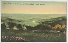 Hand Colored. Page Valley In Shenandoah National Park Postcard. Virginia. VA picture
