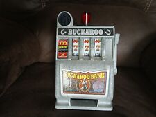 Vintage Buckaroo Coin Bank Slot Machine,  Light And Bell WORKS   picture