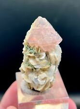 22 Gram Triangle Shape Pink Fluorite Combine Mica From Nagar Valley Pakistan. picture