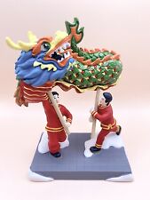Dept 56 Christmas In The City Chinese Dragon Dance Porcelain 6014550 picture