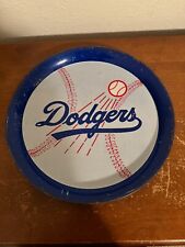Vintage 1970s Los Angeles Dodgers 14 Inch Metal Serving Tray picture