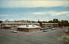 Esquire Motel Cafe Billings Montana vintage cares ~ 1950s-60s postcard picture