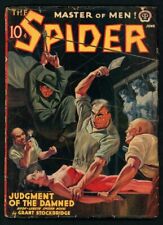 The SPIDER June 1940  VG     pulp    Classic butcher cover. picture