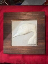 Goose Tile, by famed artist Ron Goeke, and signed picture