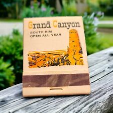 Vintage Matchbook Cover Matches GRAND CANYON South Rim Fred Harvey  picture