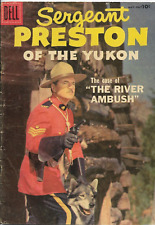 Sergeant Preston Of The Yukon #23  Dell Comic 1957 GD+/VG- picture