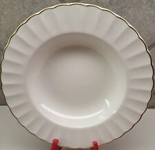 Mikasa ULTRA CERAM Classic White and Gold Soup Bowl 9 1/4
