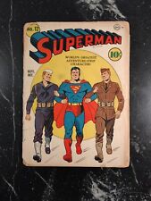 Superman #12  Lex Luthor 1941 WWII Army Navy Military RARE Classic GOLDEN AGE🔥 picture