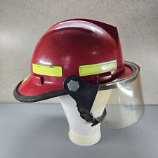 Bullard Firedome II Firefighter Helmet FH-2100 COMPLETE 1993 Fireman RED picture