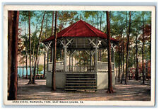 c1920's Band Stand Memorial Park, East Mauch Chunk Pennsylvania PA Postcard picture