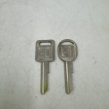 Vintage GM Uncut 2 Set of Keys Square Top and Round Top Door and Trunk C,D Set picture