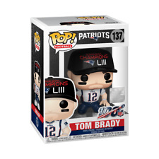 Funko POP NFL: Patriots Tom Brady Super Bowl Champions LIII #137 NIB Vaulted picture