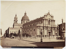 Catania Sicily Cathedral Original albumen photo Tagliarini Brothers 1870c L791 picture