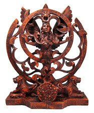 Queen of Heaven Statue Wood Finish Dryad Design Goddess Ishtar Astarte Astrolab picture