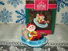 HALLMARK RAPID DELIVERY 1992 CHRISTMAS KEEPSAKE ORNAMENTS WHITEWATER RAFT picture