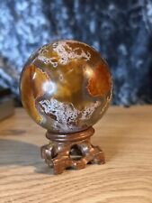 RED MOSS AGATE SPHERE EXTREMELY HIGH QUALITY A+ STUNNING CLARITY picture