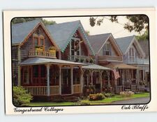 Postcard Gingerbread Cottages Oak Bluffs Massachusetts USA picture
