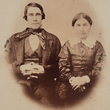 Entertaining Young Handsome Couple CDV Photo c1865 Hummelstown Pennsylvania J433 picture