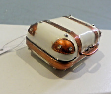 Bejeweled Metal Suitcase Enameled Rhinestone Hinged MINI Trinket Box 3