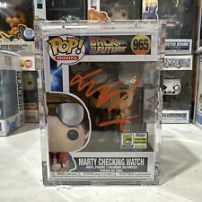 Funko Pop Back to The Future Marty  #965 SDCC 2020 Signed Michael J Fox picture
