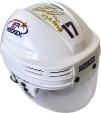 Miracle on Ice White Mini Hockey Helmet Signed by Jack O'Callahan picture