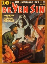 DR. YEN SIN #3  Sept-Oct 1936  FN-  Villain Pulp picture