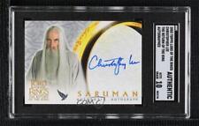 2003 The Lord of Rings: Return King Authentic Christopher Lee Saruman Auto 10a3 picture