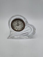 Royal Limited Crystal Czech Clock With Lismore Quartz Movement Waterford VTG picture