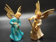 Vintage Mini Plastic Angel Figurines Made In Hong Kong picture
