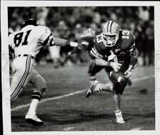 1985 Press Photo Hialeah-Miami Lakes Quarterback Bobby Frame Fumbles - lrs31166 picture