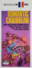 1967-68 Romantic Caribbean Barbados Antigua Haiti Hill Tours Vtg Travel Brochure picture