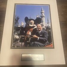 Walt Disney Signed Photograph Photo Disneyland Sleeping Beauty Castle picture