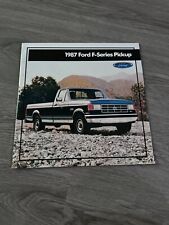 1987 Ford F-Series Automotive Dealer Brochure picture
