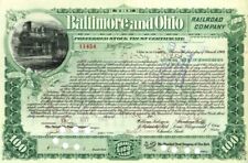 Baltimore and Ohio Railroad Stock issued to Henry Phipps and signed for by his b picture