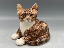 New Winstanley Brown Tabby Cat Size 1 Glass Eyes Signed picture
