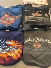 Lot Of Four Men's Harley-Davidson 2XL Short Sleeve T-shirts picture