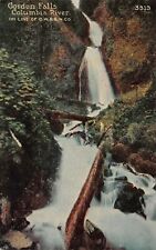 Gordon Falls Columbia River OR Oregon Waterfalls DB Vtg UNP Postcard 1910s K11 picture