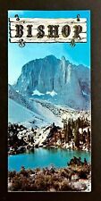 1960s Bishop California Alpine High Sierra Mountain Town Vintage Travel Brochure picture