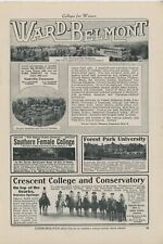 1913 Ward Belmont Prep School Vintage Ad Nashville Tennessee Campus View TN picture