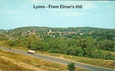 Postcard - Lyons, New York - View From Elmer's Hill   3101 picture