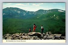 Mount Katahdin ME-Maine, From Summit Of Turner Mountain, Vintage Postcard picture