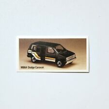 1985 Matchbox Intl Card - MB64 Dodge Caravan picture