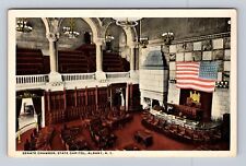 Albany NY- New York, Senate Chamber, State Capitol, Antique, Vintage Postcard picture
