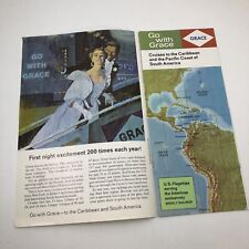 GO WITH GRACE Grace Line American Cruises 1967 Ad Brochure Broadway Playbill Ad picture