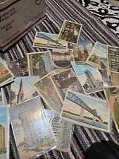 1,000 + Antique & Vintage Postcards LARGE LOT Places Buildings Birthday 1900-60s picture