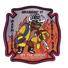 Bucks County  PAFD -4.5” Patch - E92 - “Grabbin It By The Horns” Warminster PA picture