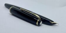 Vintage MONTBLANC 24 Resin Fountain Pen- 14k EF Needle Pt Nib- Germany- SERVICED picture